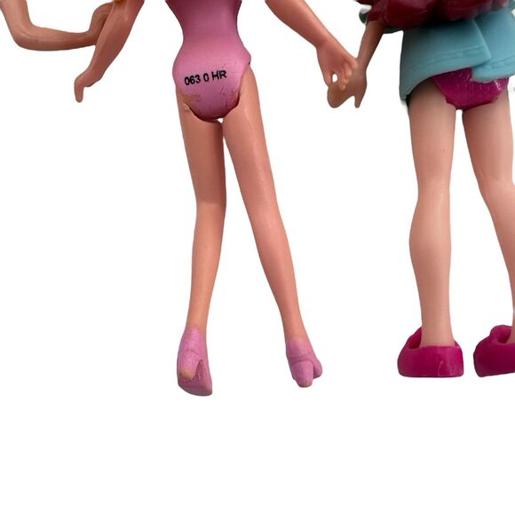 Lot of 3 Polly Pocket Dolls - 2 DisneyFigures and 1 Other Doll Fast Shipping - Picture 16 of 16